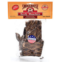 Smokehouse Pet Products DSM85795 Beefy Munchies Dog Treat, 4-Ounce