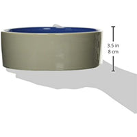 SPOT by Ethical Products – Ceramic Stoneware Pet Bowl for Cats and Small Dogs, Classic Heavy Duty Non Slip Ceramic Cat Dish Dog Bowls for Food and Water - 7.5" Large