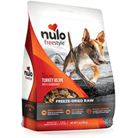 Nulo Freeze Dried Raw Dog Food For All Ages & Breeds: Natural Grain Free Formula With Ganedenbc30 Probiotics - Turkey Recipe  - 5 Oz Bag