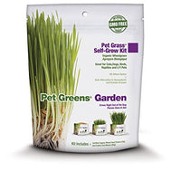 Bell Rock Growers Pet Greens Pet Grass Organic Wheatgrass Self Grow Kit, Contains Soil Mixture and Seed Packet