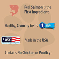 Emerald Pet Feline Wholly Fish! Crunchy Natural Grain Free, Chicken Free Cat Treats, Made in USA, 3 oz (00315)
