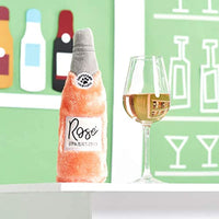 Zippy Paws - Happy Hour Crusherz Drink Themed Crunchy Water Bottle Dog Toy - Rosé