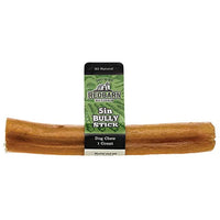 Redbarn Straight 5" Bully Sticks - Long Lasting Dog Chew  All Natural Bully Bones 5inch  (1-Count)