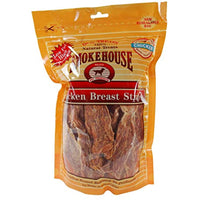 Smokehouse 100-Percent Natural Chicken Breast Strips Dog Treats, 16-Ounce