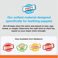 Nylabone Just for Puppies Petit Chicken Flavored Puppy Dog Ring Bone Teething Chew Toy