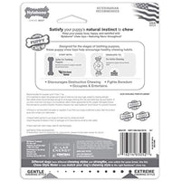 Nylabone Puppy Chew Ring Bone & Toy Twin Pack, Flavor Medley, 2 count, Petite