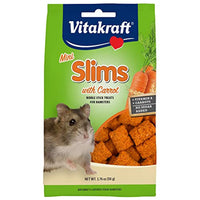 
              Vitakraft Mini Slims with Carrot Hamster & Small Animal Nibble Stick Treat, 1.76 oz
            