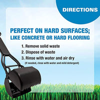 Four Paws Allen's Spring Action Dog Scooper For Grass Standard Black 5.13" x 5.5" x 24.75"