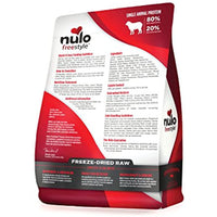 Nulo Freeze Dried Raw Dog Food For All Ages & Breeds: Natural Grain Free Formula With Ganedenbc30 Probiotics - Lamb Recipe - 13 Oz Bag