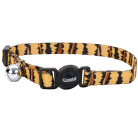 Safe Cat Fashion Adjustable Breakaway Collar 3/8"x 08"-12" Tiger