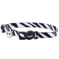 Safe Cat Fashion Adjustable Breakaway Collar 3/8"x 08"-12" Zebra
