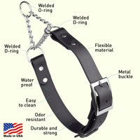 
              Biothane Adjustable Martingale Collar with Metal Buckle
            