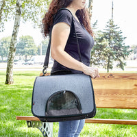 
              Dual Color Collapsible Pet Carrier
            