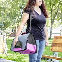 
              Dual Color Collapsible Pet Carrier
            