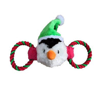 Jolly Tug-A-Mals Dog Toy Large  Assorted Christmas Characters 1 Toy