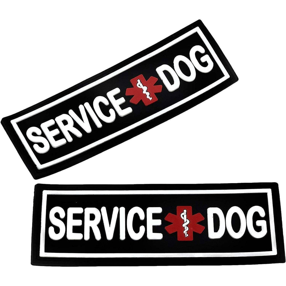 Dogline Service Dog 3D Rubber Patches 1.5