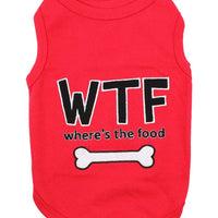 Parisian Pet® - WTF Where's The Food Dog T-Shirt