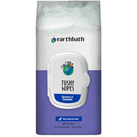
              Earthbath Tushy Wipes - Helps Neutralize Oder Between Washes, Cleanses and Soothes, Good for Dogs & Cats - Rosemary & Chamomile, 100 Count
            