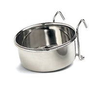 Ethical Pet Stainless Steel Coop Cup, Perfect Bowls for Cages and crates 20-Ounce pet Food Bowl. for Birds, Dogs, Cats, and Reptiles. (6011)
