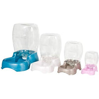 
              Petmate Pet Cafe Waterer Cat and Dog Water Dispenser Pearl Silver Small
            
