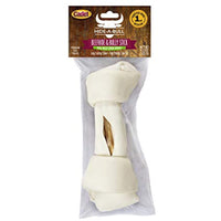 Cadet Hide-a-Bull Rawhide and Bull Stick Bone For Dogs 6-7" Medium
