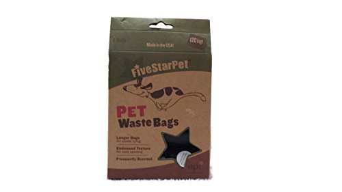 Five Star Pet Waste Bags 8 Rolls 120 Bags Total