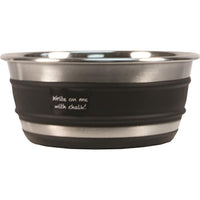 
              OurPets 2400012992 Durapet Chalkboard Banded Dog Bowls, Medium
            