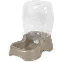 
              Petmate Pet Cafe Waterer Cat and Dog Water Dispenser Pearl Silver Small
            