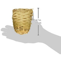 
              Prevue Pet Products BPV1154 Bamboo Covered Finch Bird Twig Nest
            