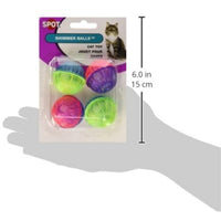 Ethical 4 Shimmer Balls Cat Toys