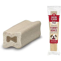 
              Loving Pets Bacon Yummy Bone Singles for Dogs, Pack of 1 Individually Wrapped Treat, (5066)
            