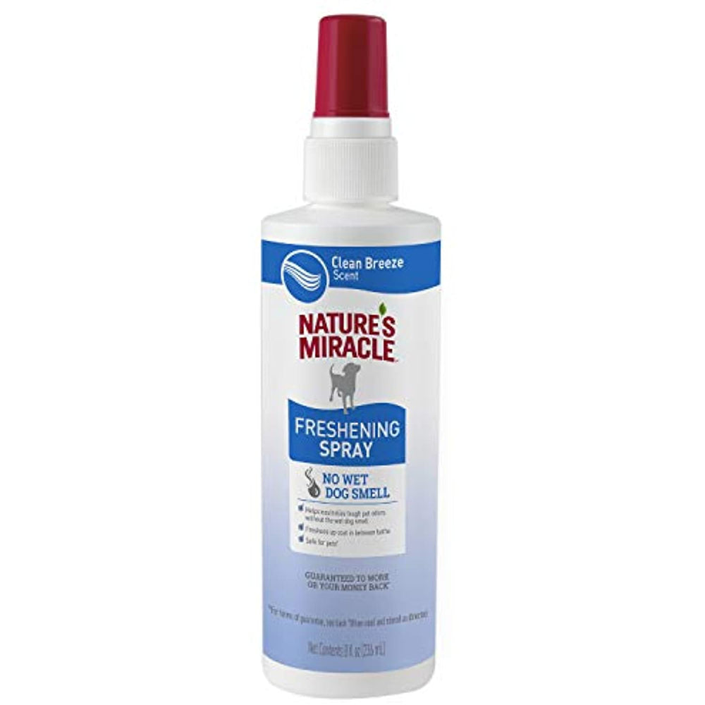 Nature's Miracle Freshening Spray for Dogs Clean Breeze Scent 8 Ounces, Helps Neutralize Pet Odors