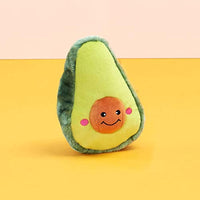 ZippyPaws - NomNomz Plush Squeaker Dog Toy for The Foodie Pup - Avocado