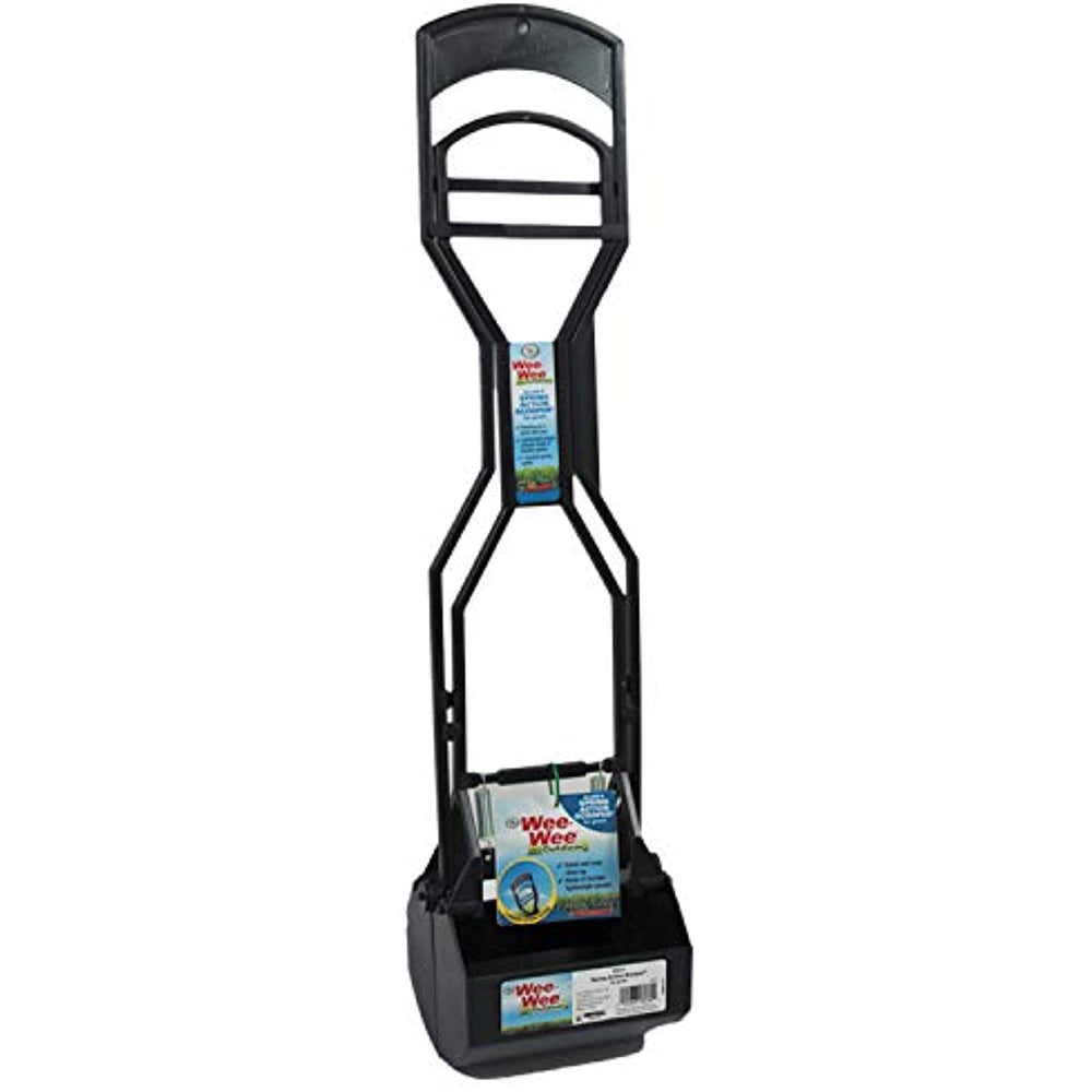Four Paws Allen's Spring Action Dog Scooper For Grass Standard Black 5.13