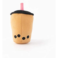 
              ZippyPaws - NomNomz Plush Squeaker Dog Toy for The Foodie Pup - Boba Milk Tea
            