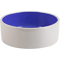 SPOT by Ethical Products – Ceramic Stoneware Pet Bowl for Cats and Small Dogs, Classic Heavy Duty Non Slip Ceramic Cat Dish Dog Bowls for Food and Water - 7.5" Large