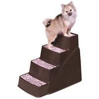 
              Petmate Lightweight Pet Steps Elevated Non-Slip Steps Chocolate Brown One Size Fits Most
            