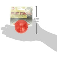 Ethical Pets Dog 54000 Play Strong Rubber Ball Dog Toy Red, Small, 2.5-Inch