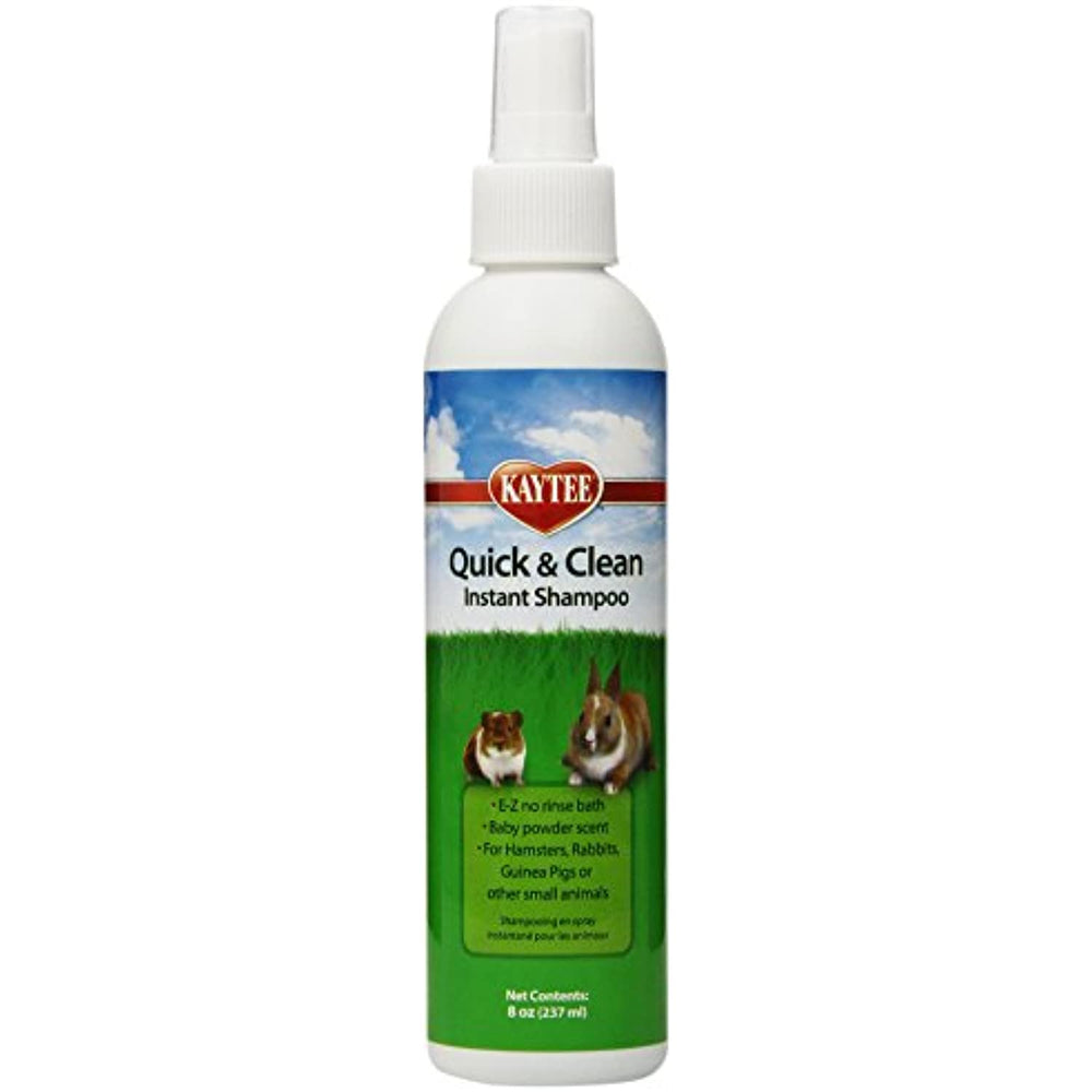 Kaytee Quick & Clean Critter Dry Shampoo, 8-Ounce