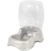 
              Petmate Pet Cafe Waterer Cat and Dog Water Dispenser Pearl Silver Small
            