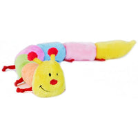 
              ZippyPaws - Colorful Caterpillar Squeaky Stuffed Plush Dog Toy - Deluxe Squeakers
            