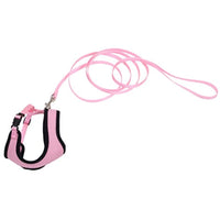 iEssentials Pink Comfort Soft Adjustable Mesh Cat Harness with 6' Leash by Coastal Pet
