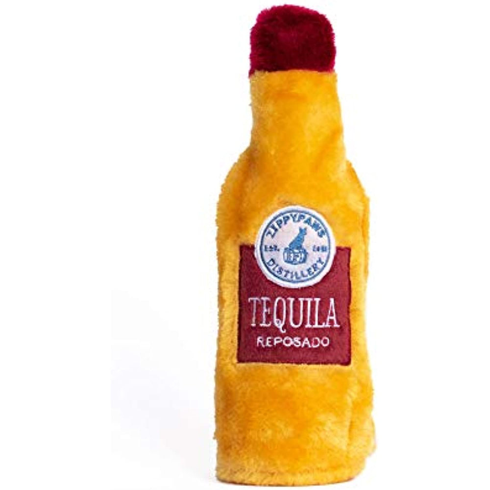 Zippy Paws - Happy Hour Crusherz Drink Themed Crunchy Water Bottle Dog Toy - Tequila