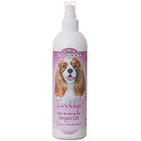 Bio-groom Natural Indulge Daily Brushing Aid Argan Oil Dog Spray Treatment 12oz