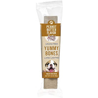 Loving Pets Peanut Butter Yummy Bone Singles for Dogs, Pack of 1 Individually Wrapped Treat