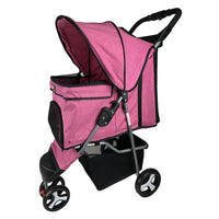 Casual Pet Stroller with a Removable Cup Holder