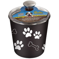 
              Loving Pets Bella Dog Bowl Canister/Treat Container, Espresso
            