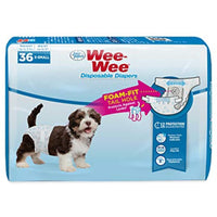Wee-Wee Disposable Dog Diapers, X-Small (36 Count), White
