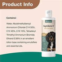 
              NaturVet Septiderm-V Skin Care Lotion for Dogs & Cats – Pet Health Supplement for Dermatitis, Dog Skin Allergies, Itching, Hot Spots, Cat Rashes – Pet Lotion, Grooming Aid – 16 Oz.
            