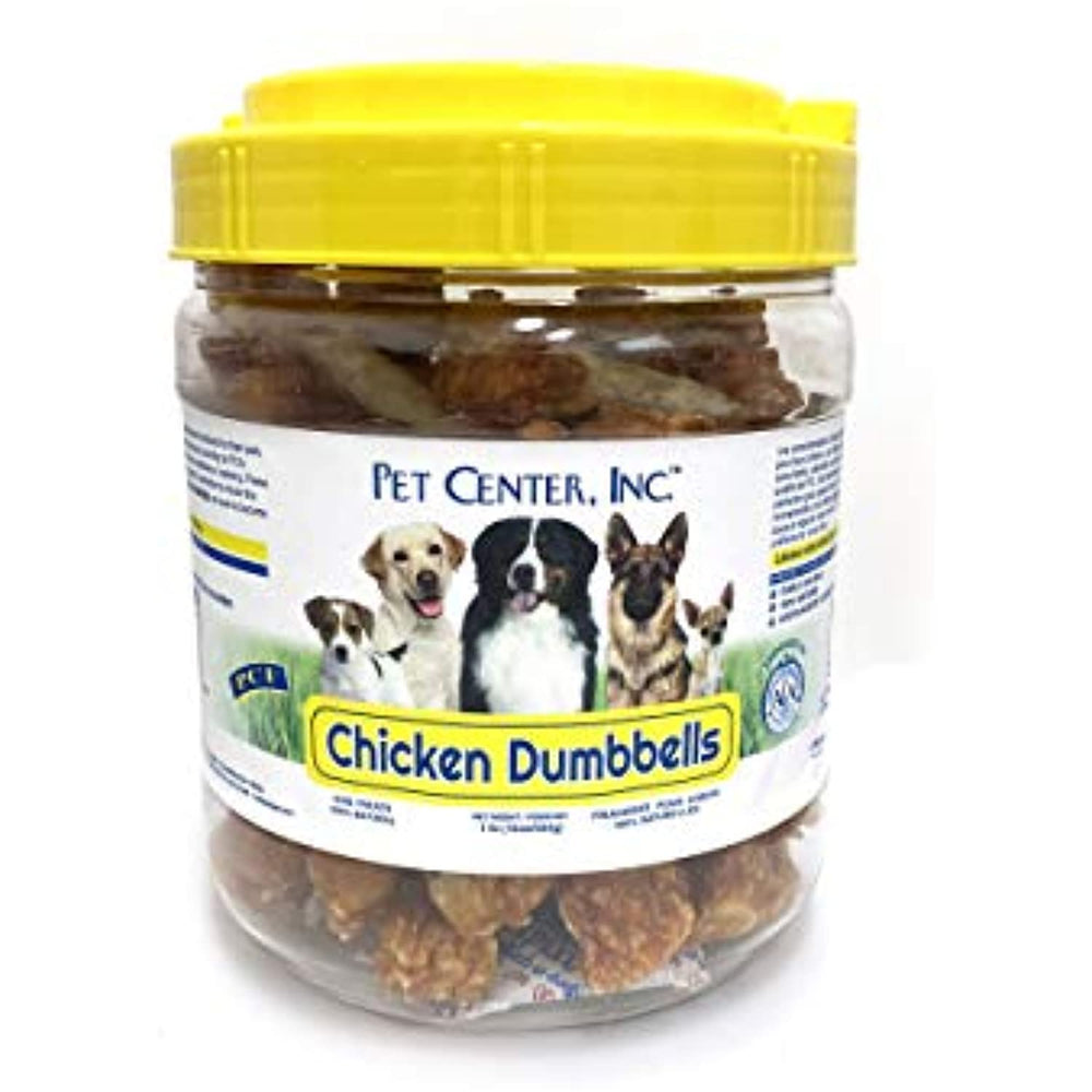 Chicken Dumbbells Canister, 1lb.